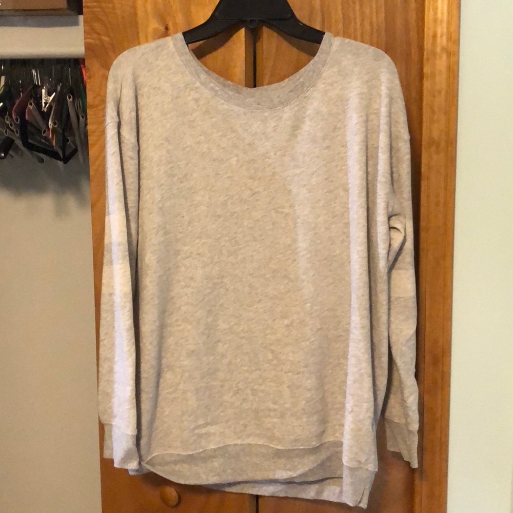 Heather grey sweatshirt